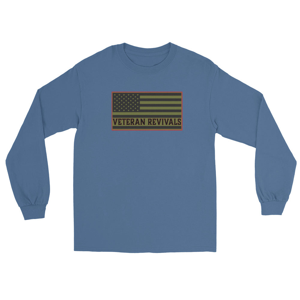 Subdued Stars and Stripes Long Sleeve Shirt