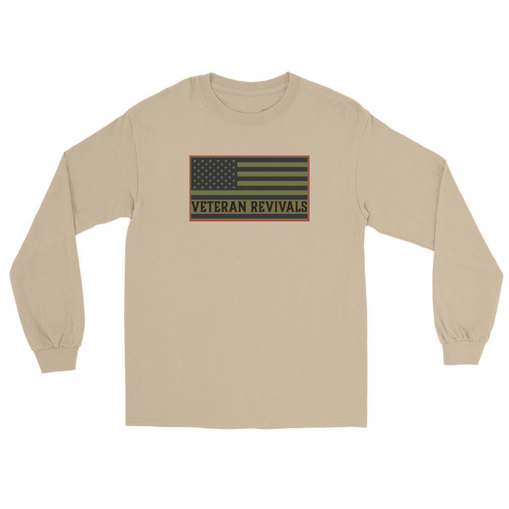 Subdued Stars and Stripes Long Sleeve Shirt