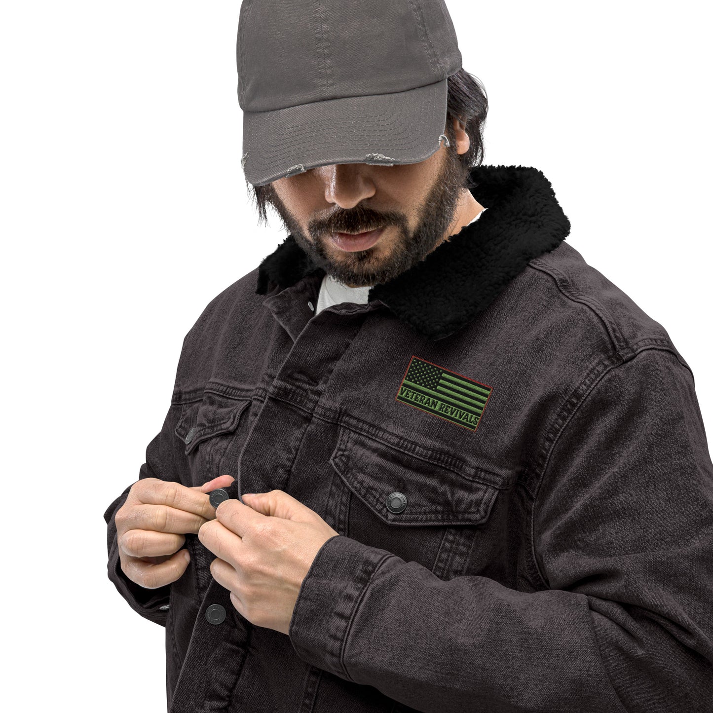 VR Denim Sherpa Jacket