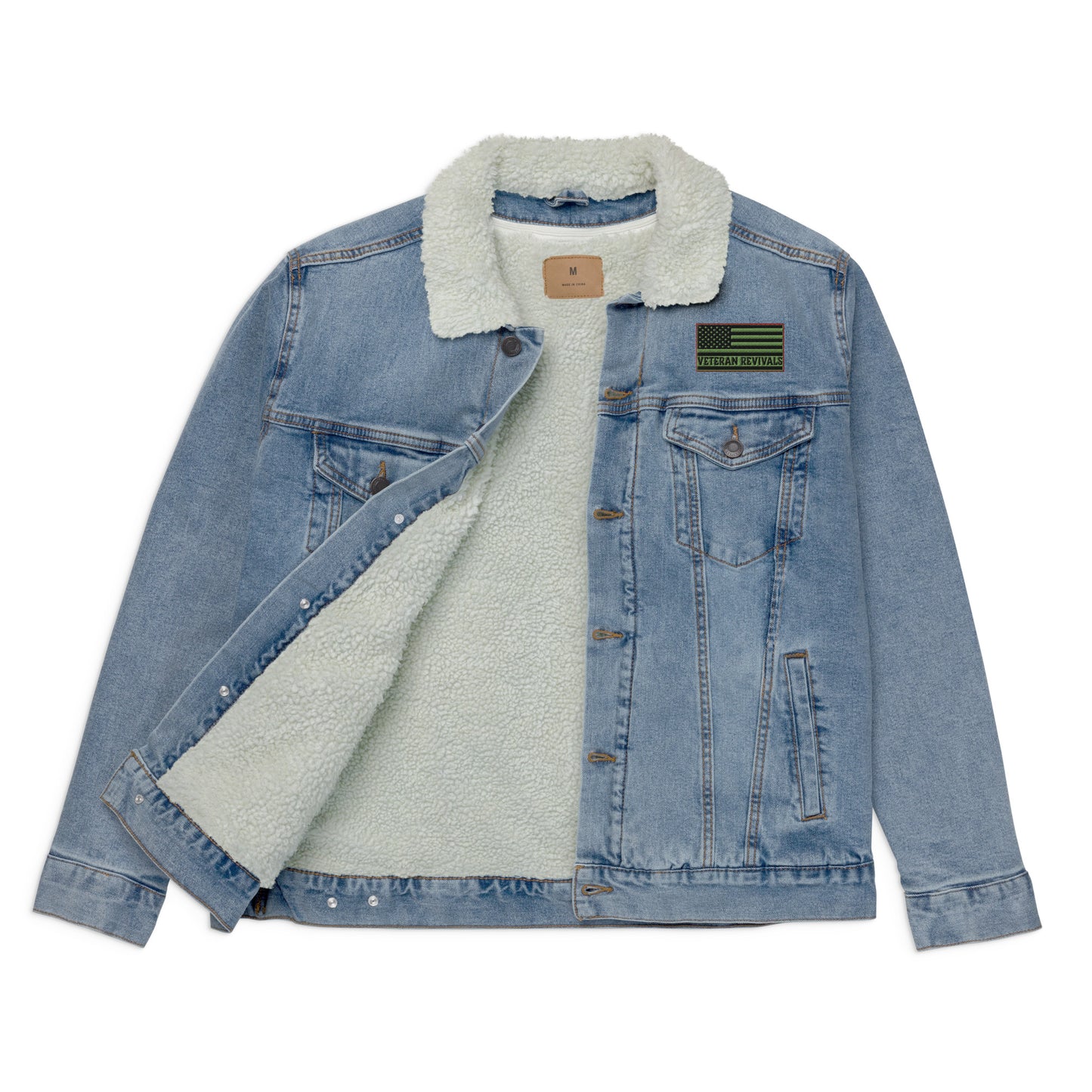 VR Women's Denim Sherpa Jacket