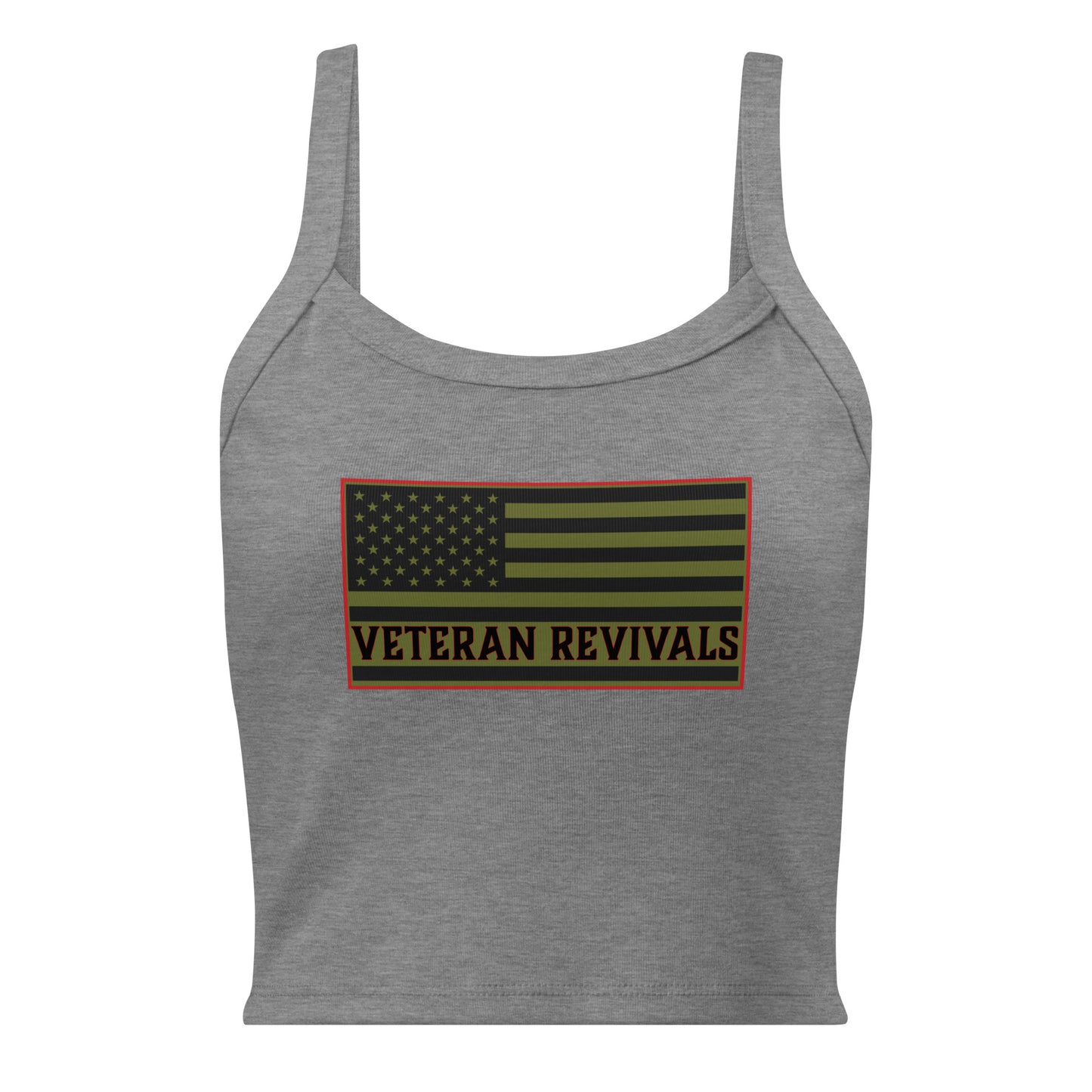 VR Subdued Flag Women’s micro-rib tank top