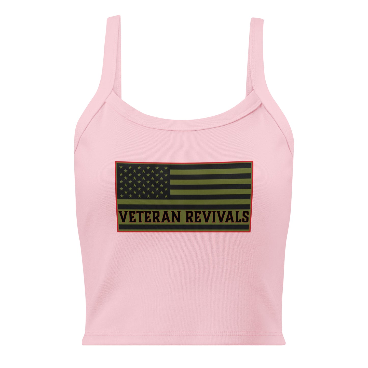 VR Subdued Flag Women’s micro-rib tank top