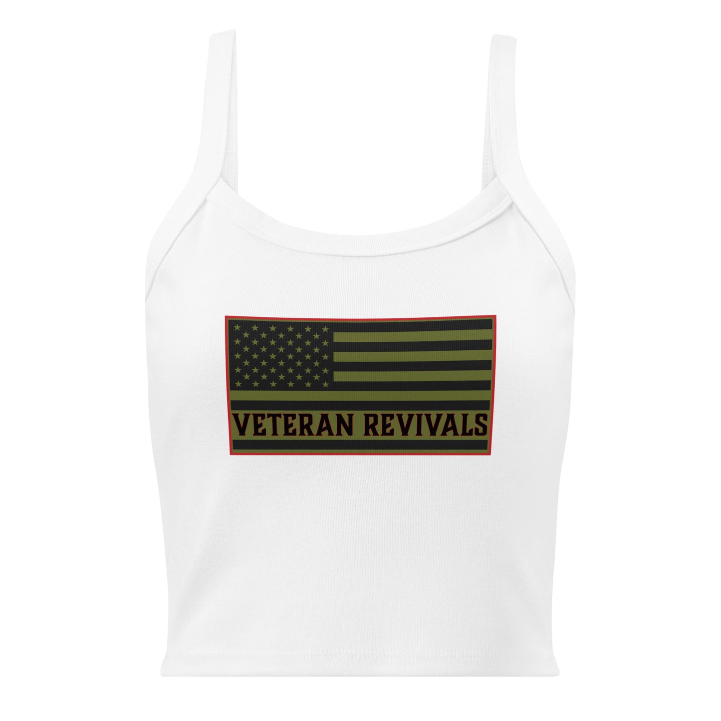 VR Subdued Flag Women’s micro-rib tank top